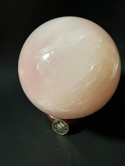 値下げしました☆レア！スターローズクォーツ　約3.64kg 直径約140mm