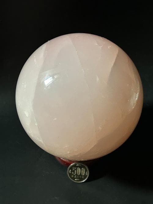 値下げしました☆レア！スターローズクォーツ　約3.64kg 直径約140mm