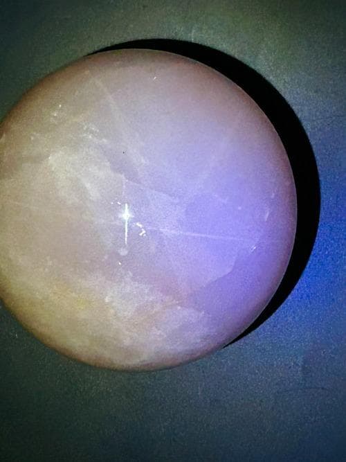 値下げしました☆レア！スターローズクォーツ　約3.64kg 直径約140mm