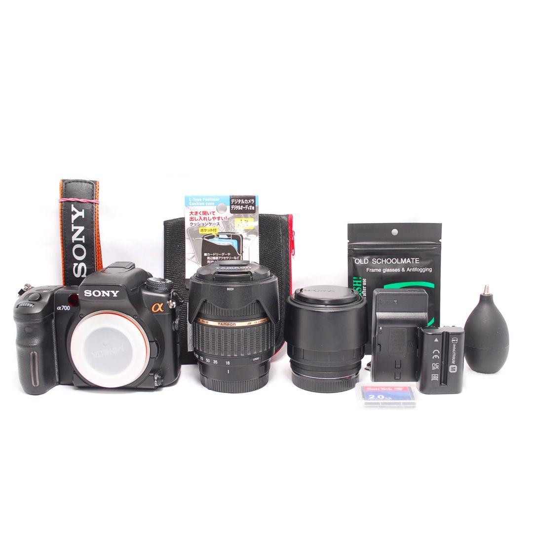 ❤即購入1000円OFF❤ SONY α700 マクロ単焦点 × 高倍率レンズ