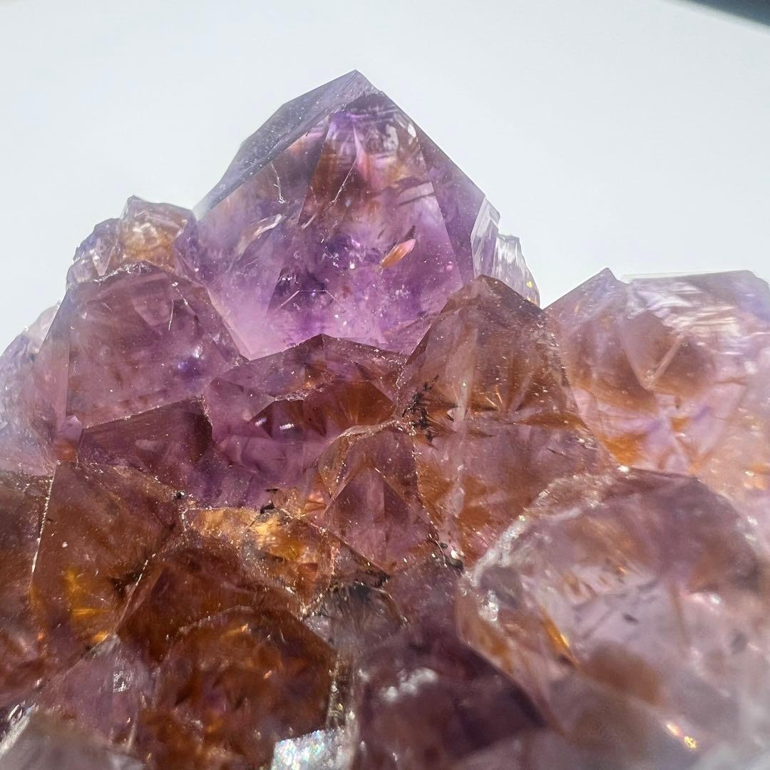 ブラジル産　ゲーサイト共生　アメジストエレスチャル