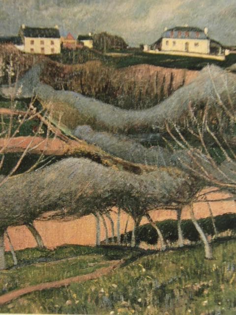 ヤコブ・メイエル・ド・ハーン、ル・プルデュ風景、果樹園にて、希少な画集より