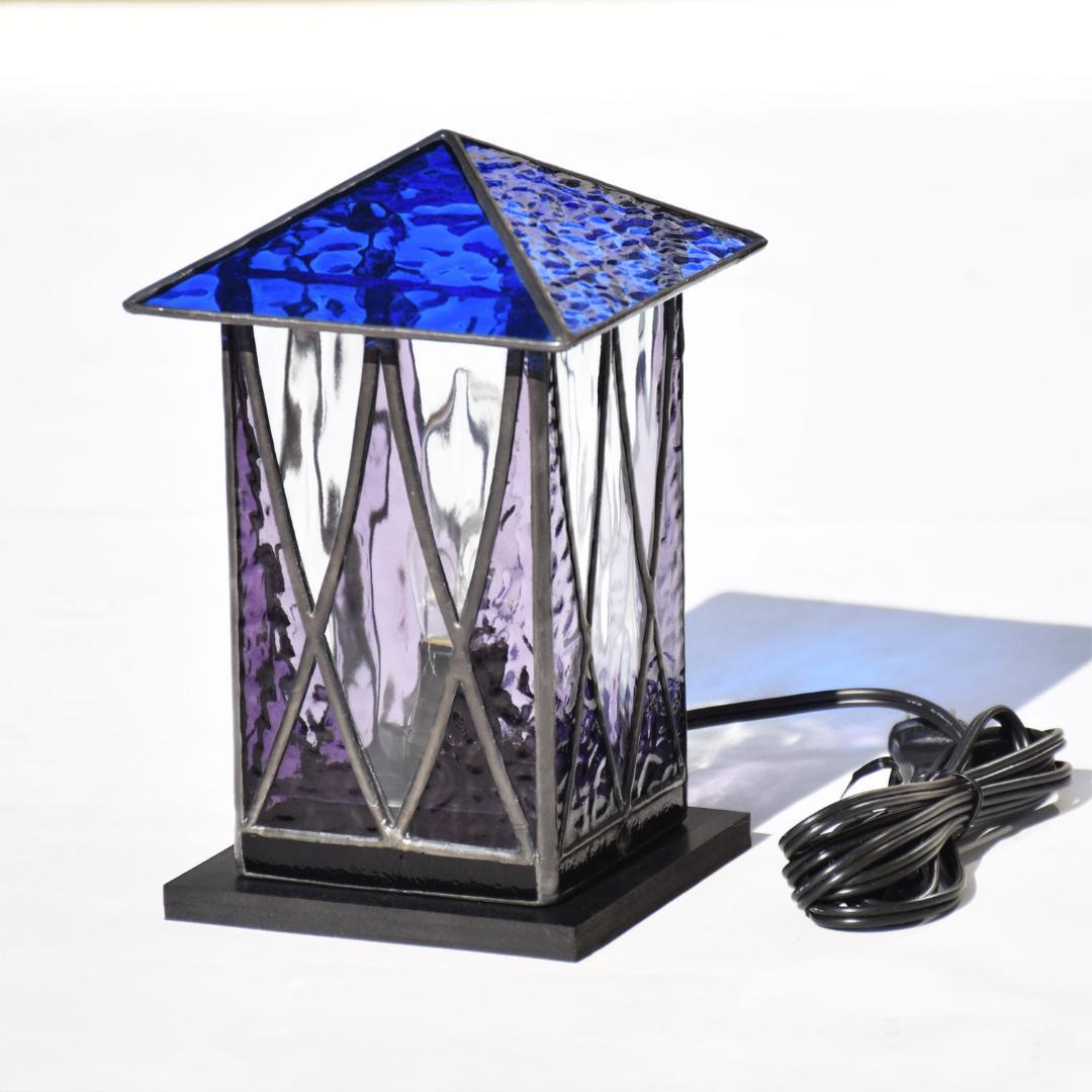 ステンドグラス ランプ ランタン2 室内用 室内照明 卓上照明 間接照明