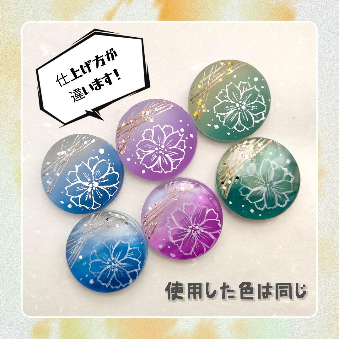 【893】ハンドメイド　レジン　ヘアゴム　ポニーフック