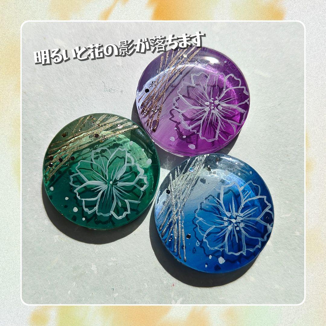 【893】ハンドメイド　レジン　ヘアゴム　ポニーフック