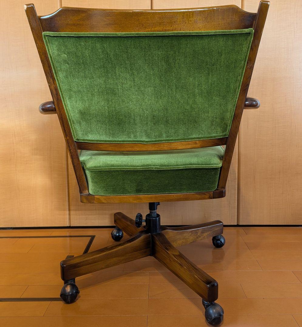 80s karimoku オールドカリモク コロニアル デスク チェア 書斎椅子