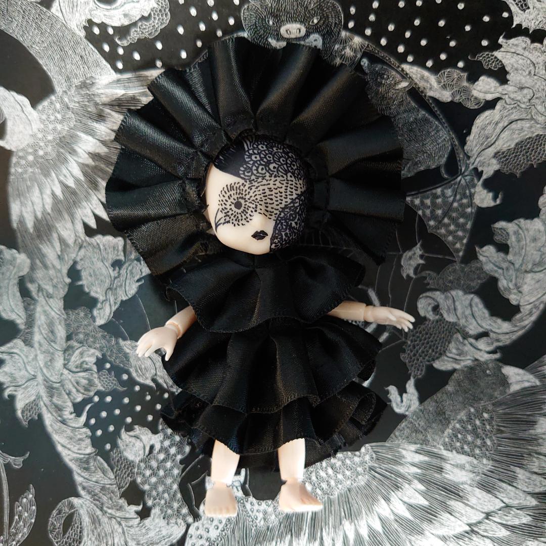 ドールミニヘッド　鳥【ヘッド+六角形の箱】※ボディ・背景は付属しません