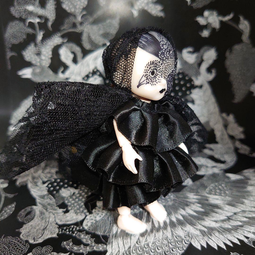 ドールミニヘッド　鳥【ヘッド+六角形の箱】※ボディ・背景は付属しません