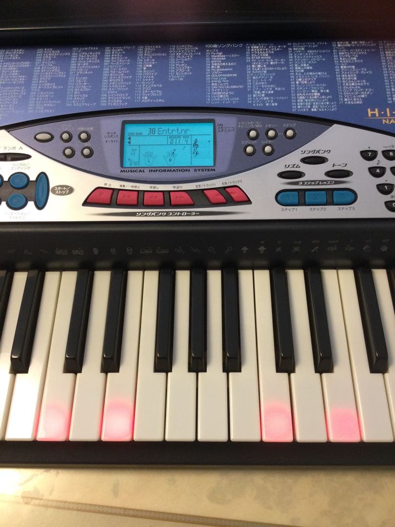 CASIO カシオ　光ナビゲーション　電子キーボード 61鍵　ピアノ自動伴奏
