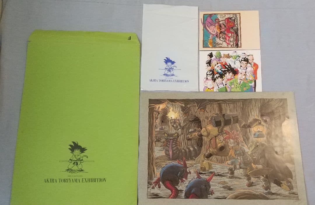 値下げ!クロノトリガー 複製原画 鳥山明の世界展 複製サイン Fの封筒 おまけ付