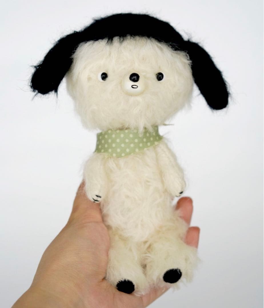 黒いタレミミちゃん いぬ ワンワン 海外作家様 ハンドメイド ぬいぐるみ