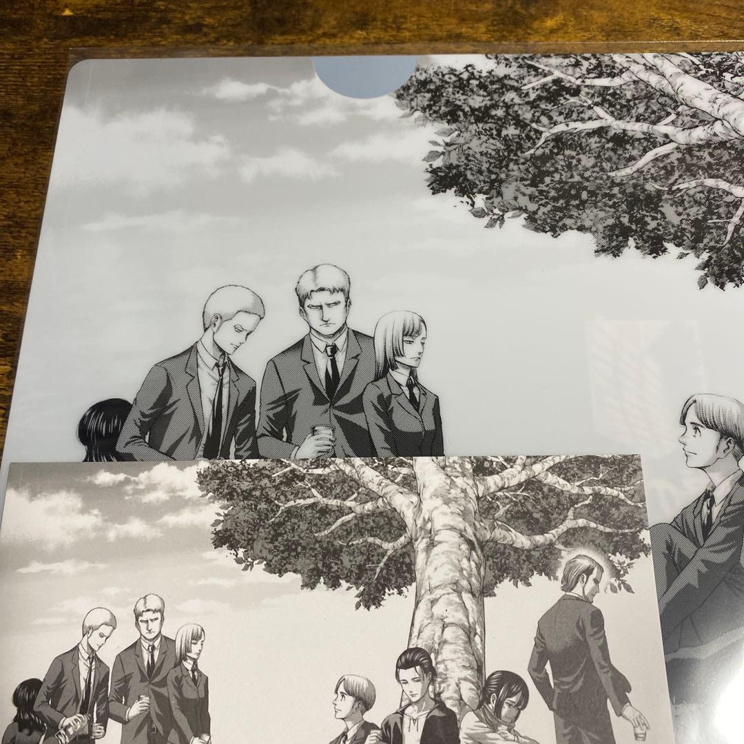 進撃の巨人・進撃の日田・書き下ろし限定クリアファイル・ポストカード