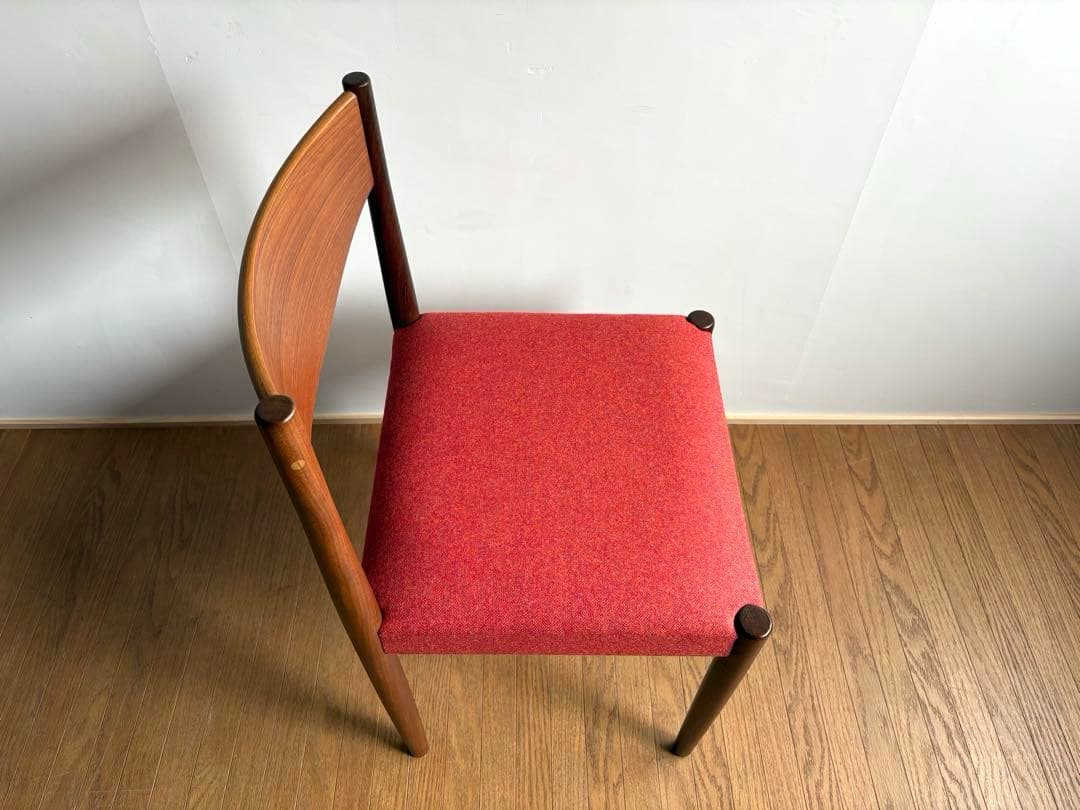 北欧デンマーク Frem Rojle社製 アームレスチェア ① ヴィンテージ家具