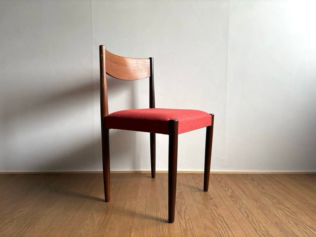 北欧デンマーク Frem Rojle社製 アームレスチェア ① ヴィンテージ家具