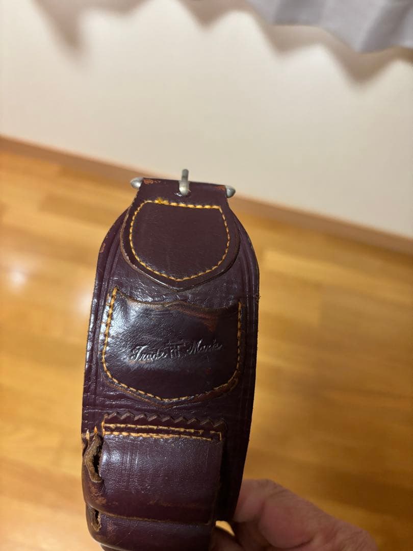 装弾ベルト　本革　猟友会　25発