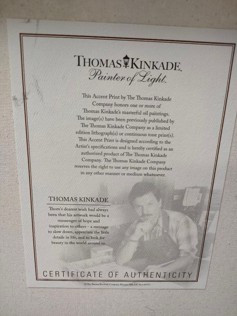 ★ディズニー/ トーマス・キンケード「塔の上のラプンツェル」