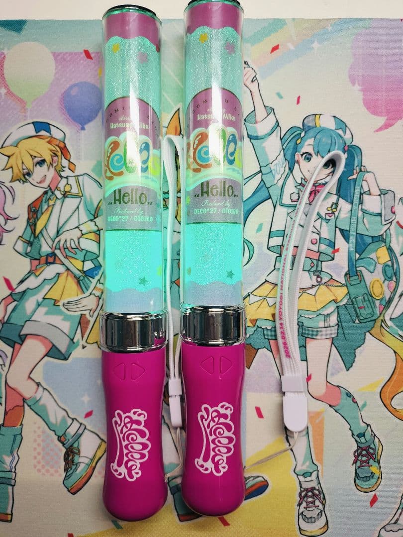 デコミク ペンライト 2本セット