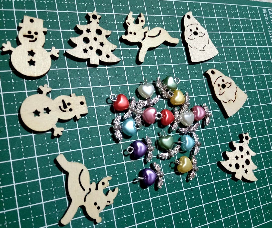 桜姫 ページ☆チャーム☆クリスマスパーツ☆セット