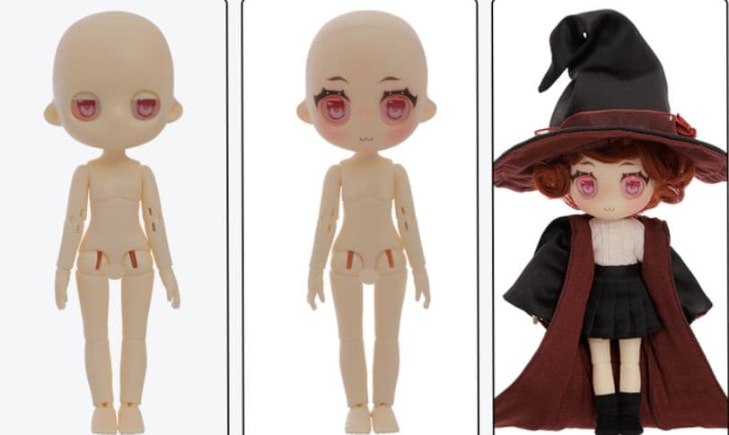 WE102 BJD 1/8 ドール本体 Seema　球体関節人形 ハンドメイ