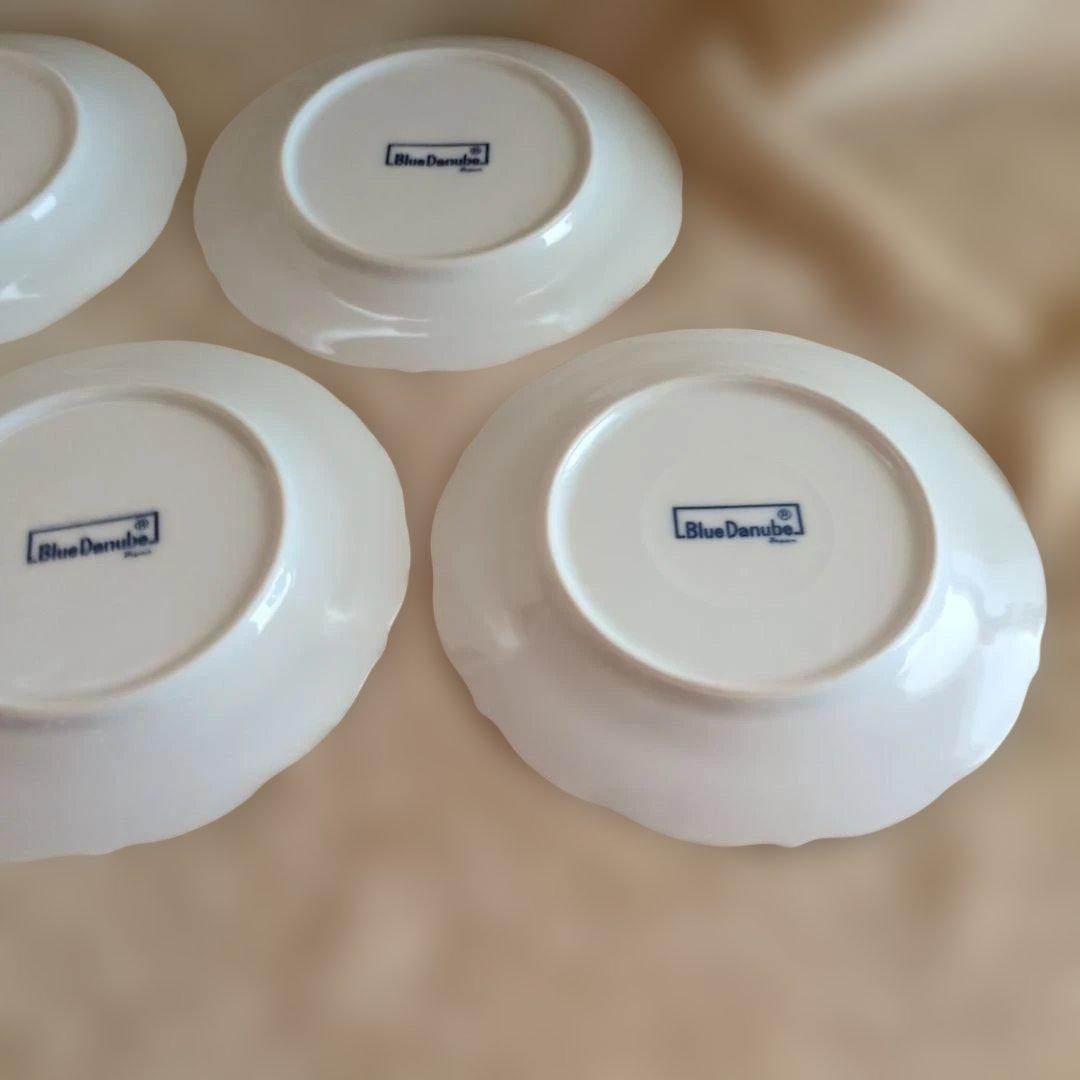 Blue Danube 青い花柄皿 小皿　5枚 大皿　6枚　まとめ売り