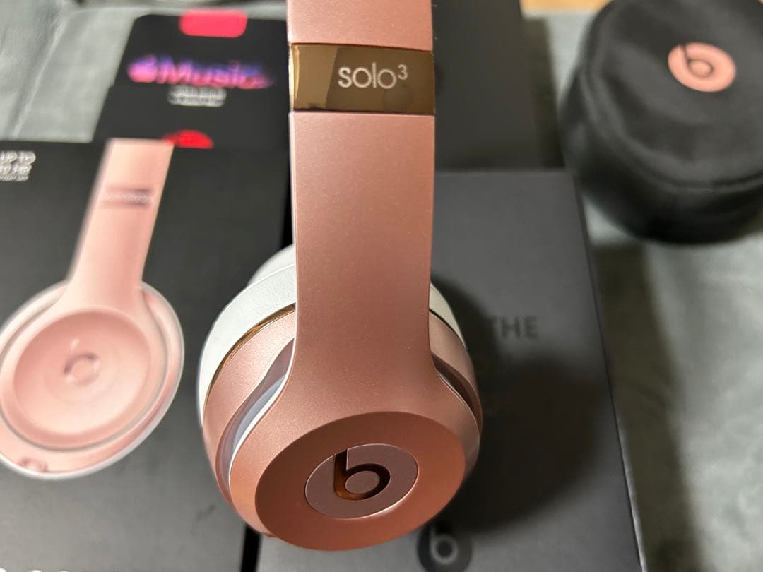 Beats Solo3 ワイヤレスヘッドホン ローズゴールド