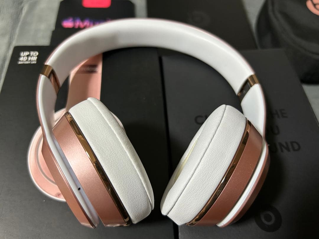 Beats Solo3 ワイヤレスヘッドホン ローズゴールド