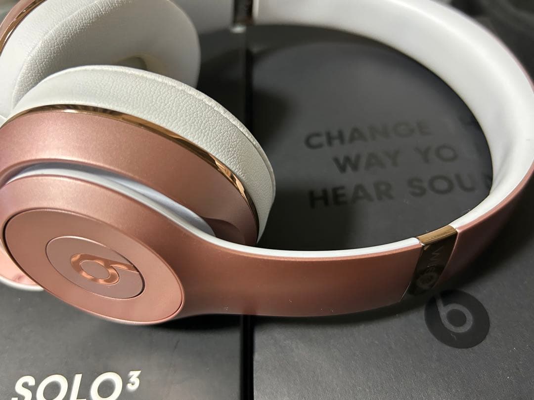 Beats Solo3 ワイヤレスヘッドホン ローズゴールド