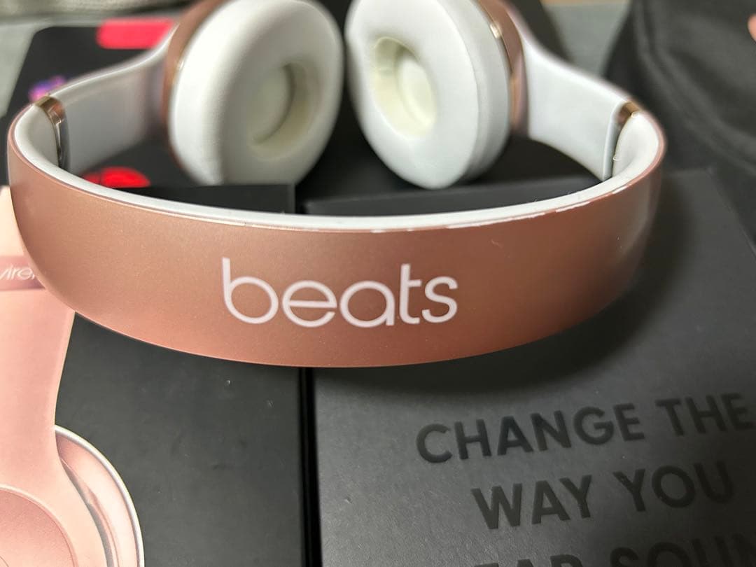 Beats Solo3 ワイヤレスヘッドホン ローズゴールド