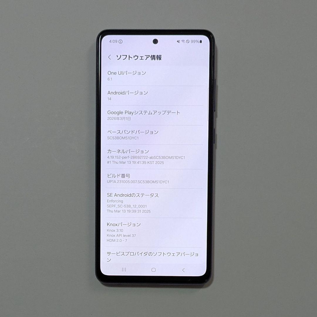 Galaxy A52 5G SC-53B docomo SIMロック解除品