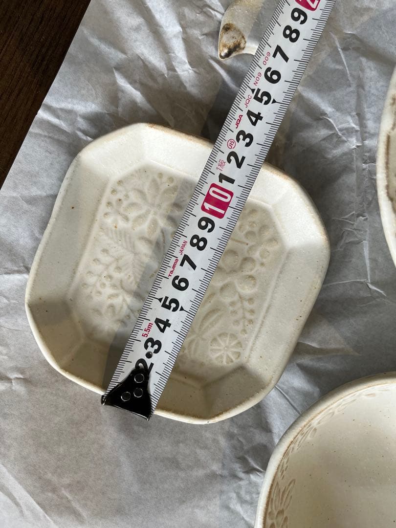 益子焼 わかさま陶芸 食器 皿 陶器 ホワイト