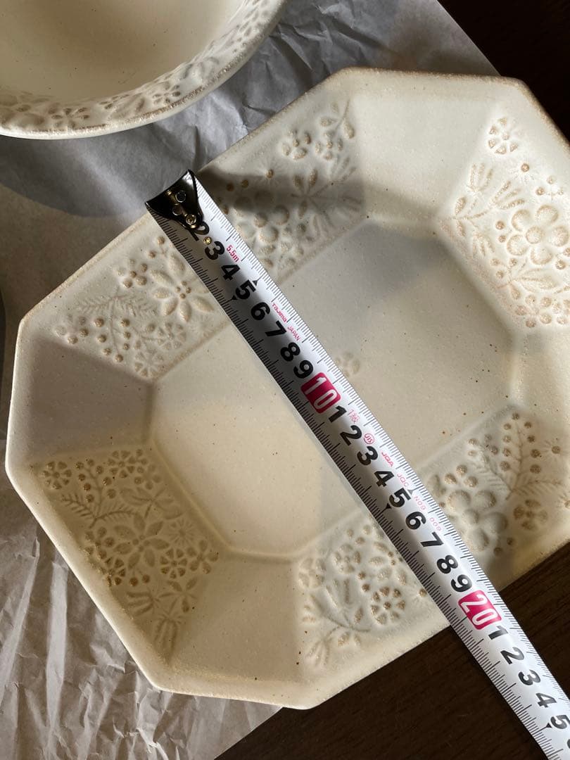 益子焼 わかさま陶芸 食器 皿 陶器 ホワイト