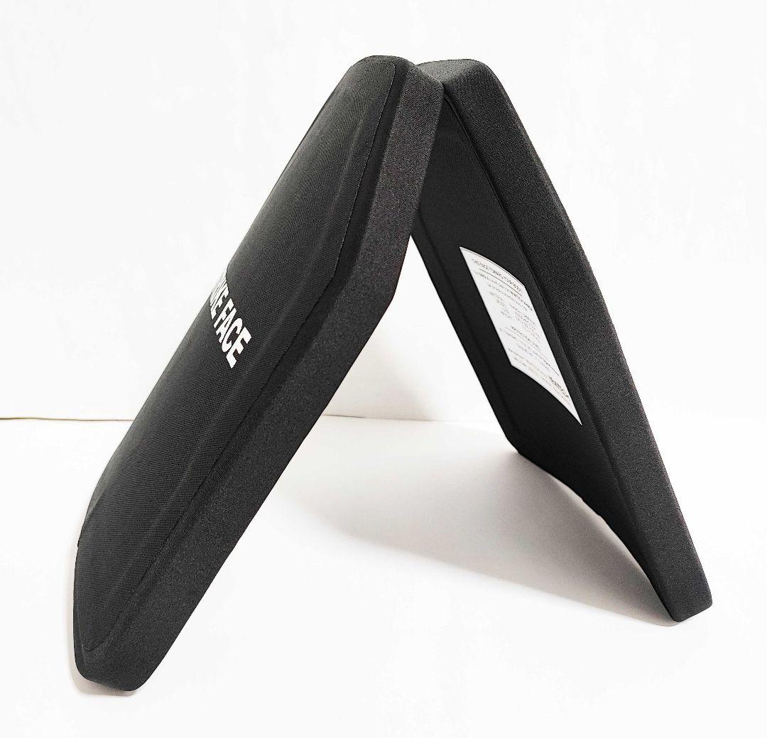 NIJ IV レベル４ 防弾プレート Sサイズ ２枚 Newtech 実物