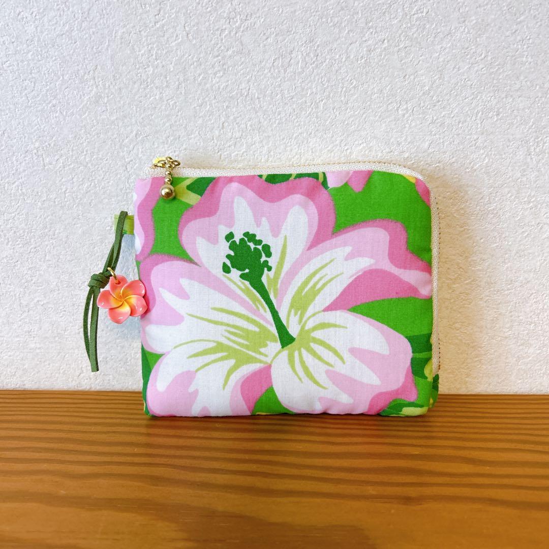 はやて様おまとめ商品 ハワイアンL字ファスナー財布