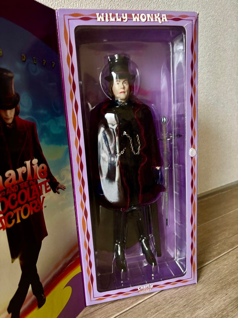 映画チャーリーとチョコレート工場　ウィリー・ウォンカ ジョニーデップ　フィギュア
