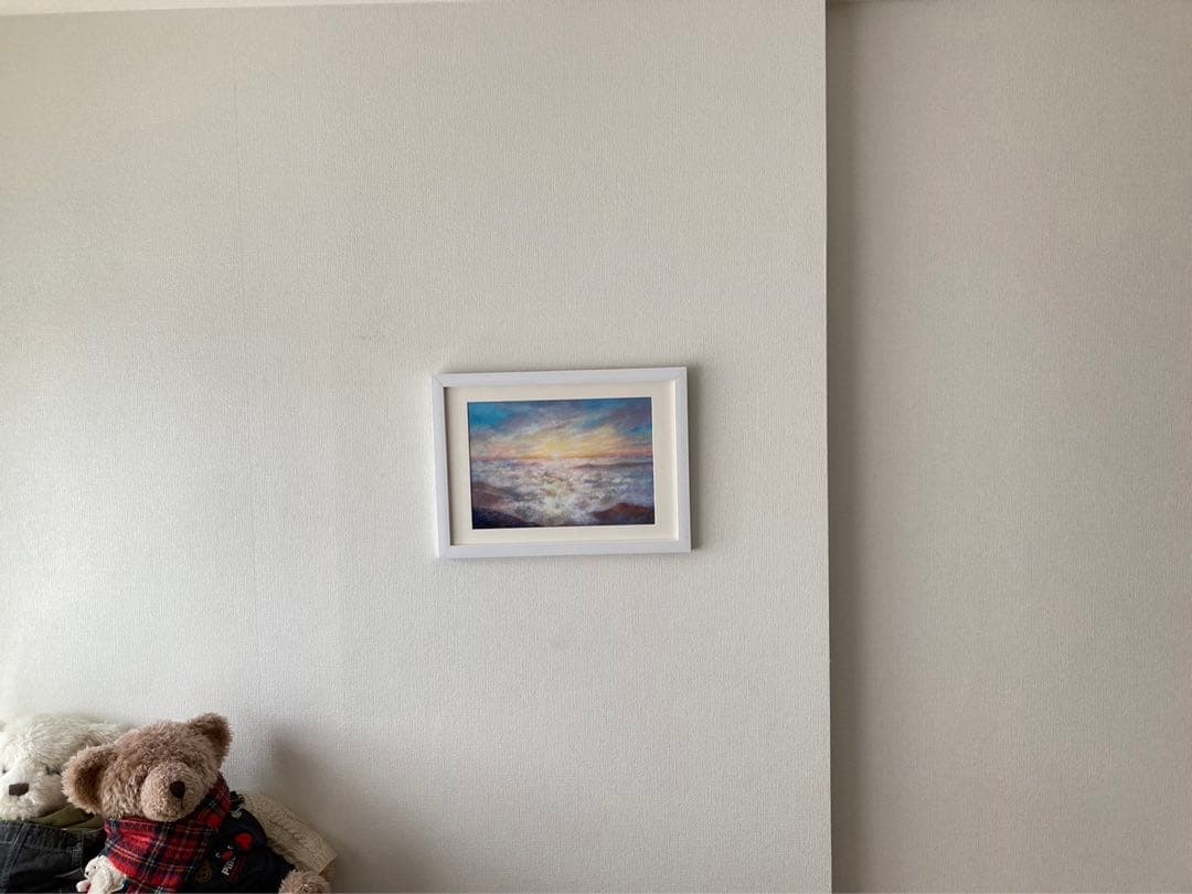 絵画　雲海4 原画　額縁無し　A4サイズ