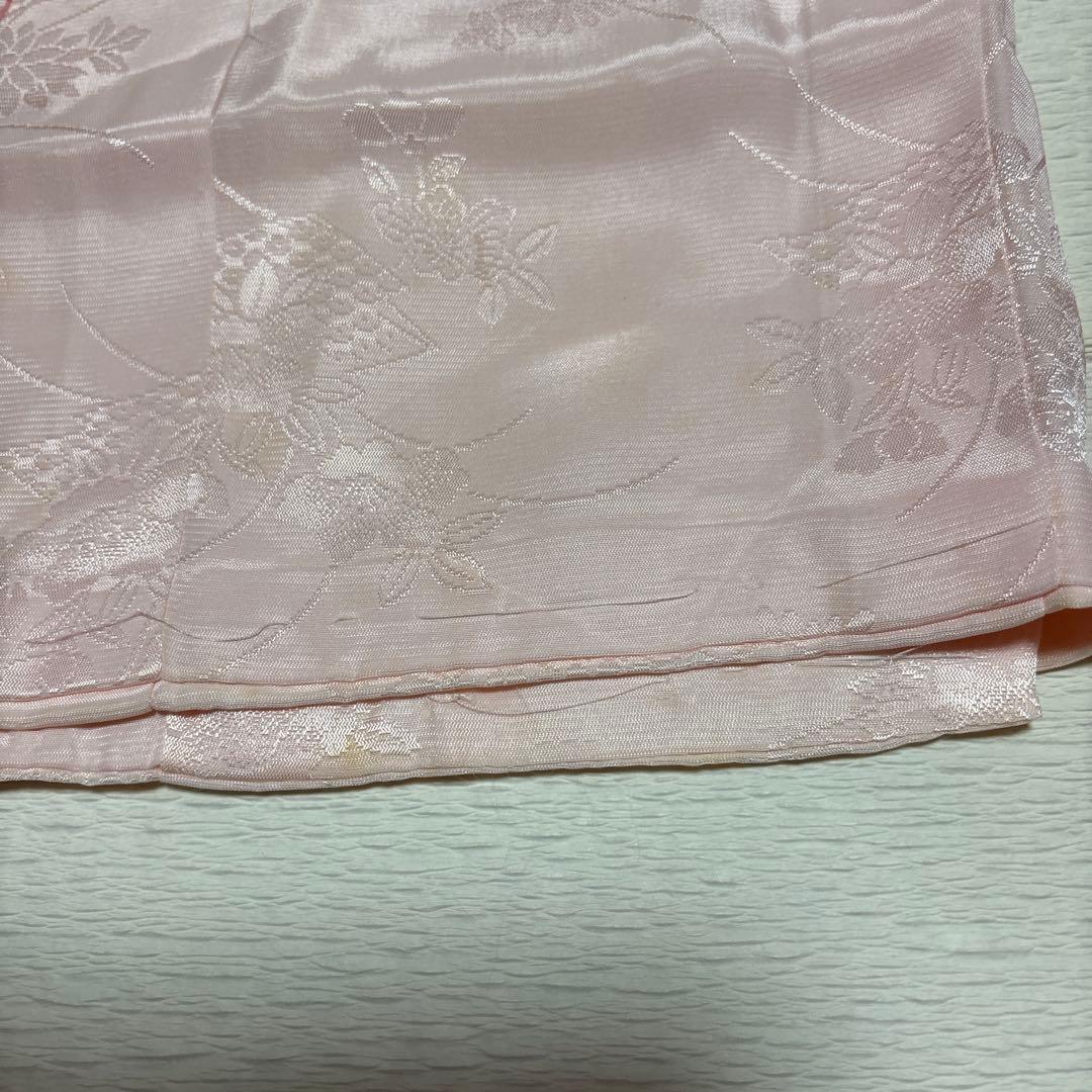 着物セット　３歳　総絞り　七五三　着物　被布　赤色　金駒刺繍　美品