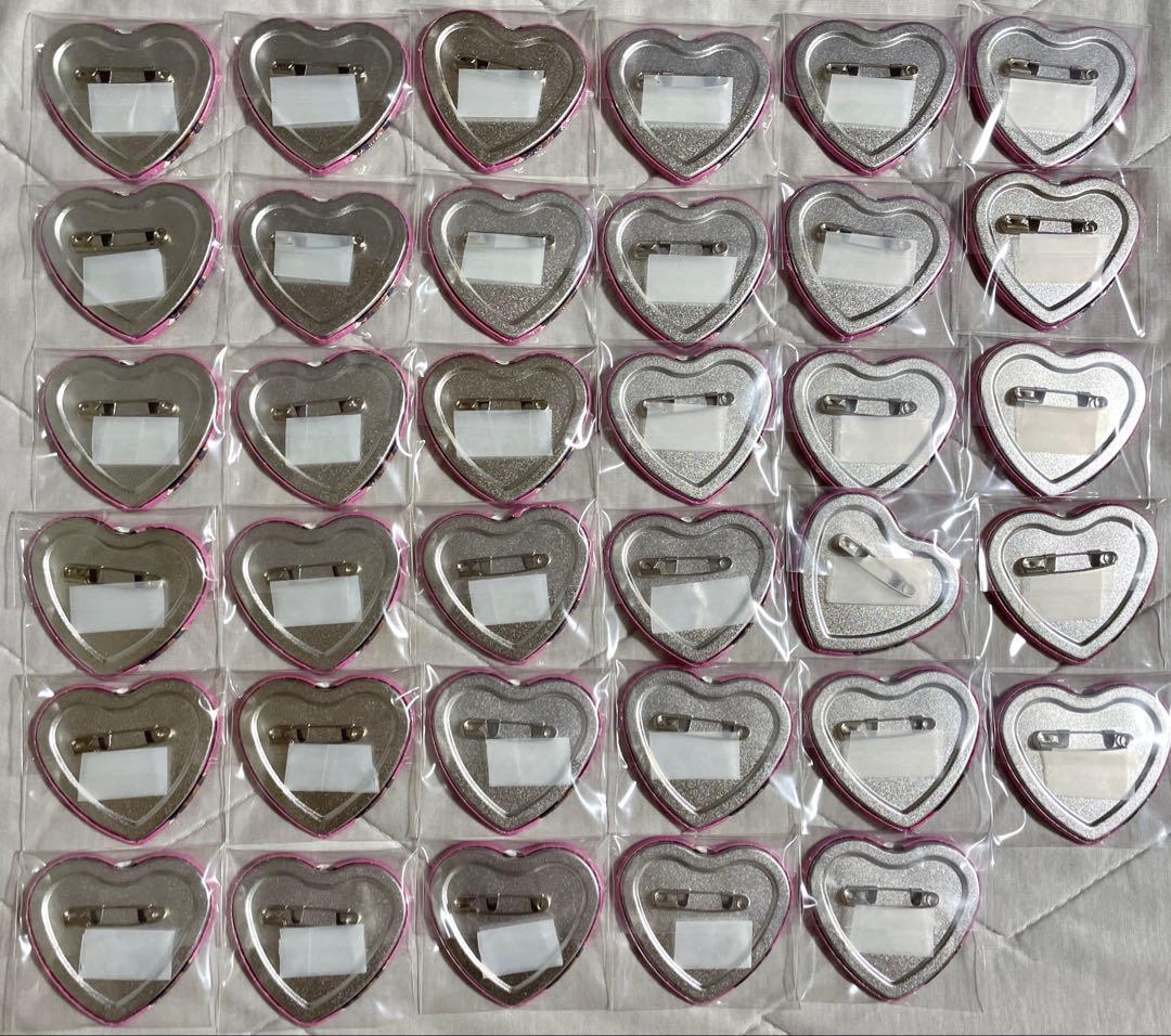 いれいす ないこ ハート型缶バッジ 35点