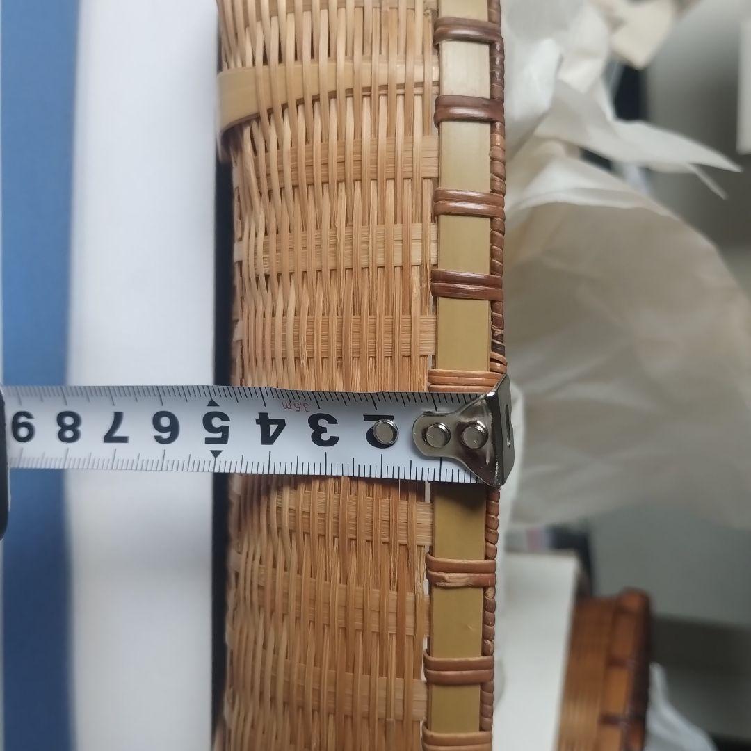 毛利健一　竹製バスケットセット（丸型・長方形）