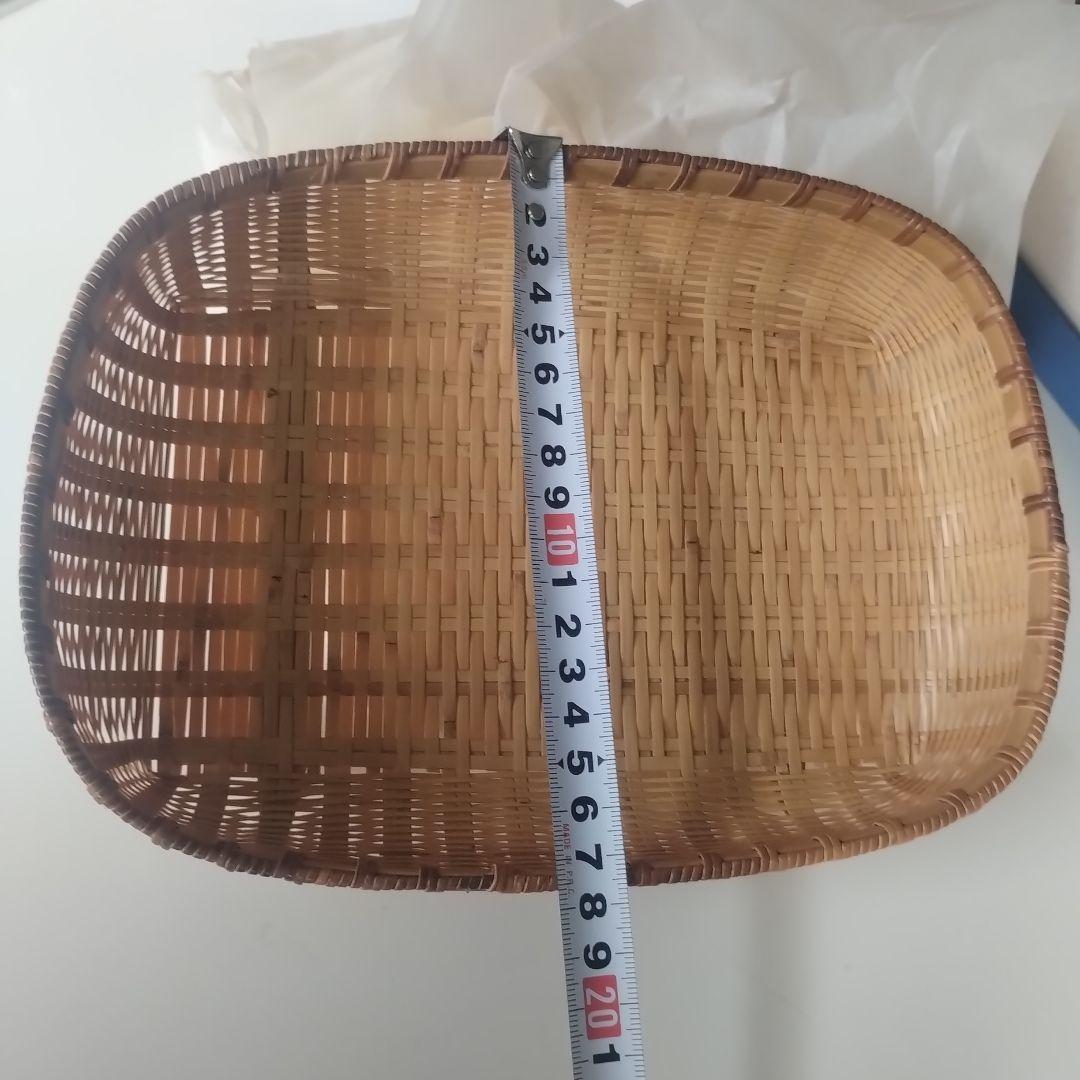 毛利健一　竹製バスケットセット（丸型・長方形）