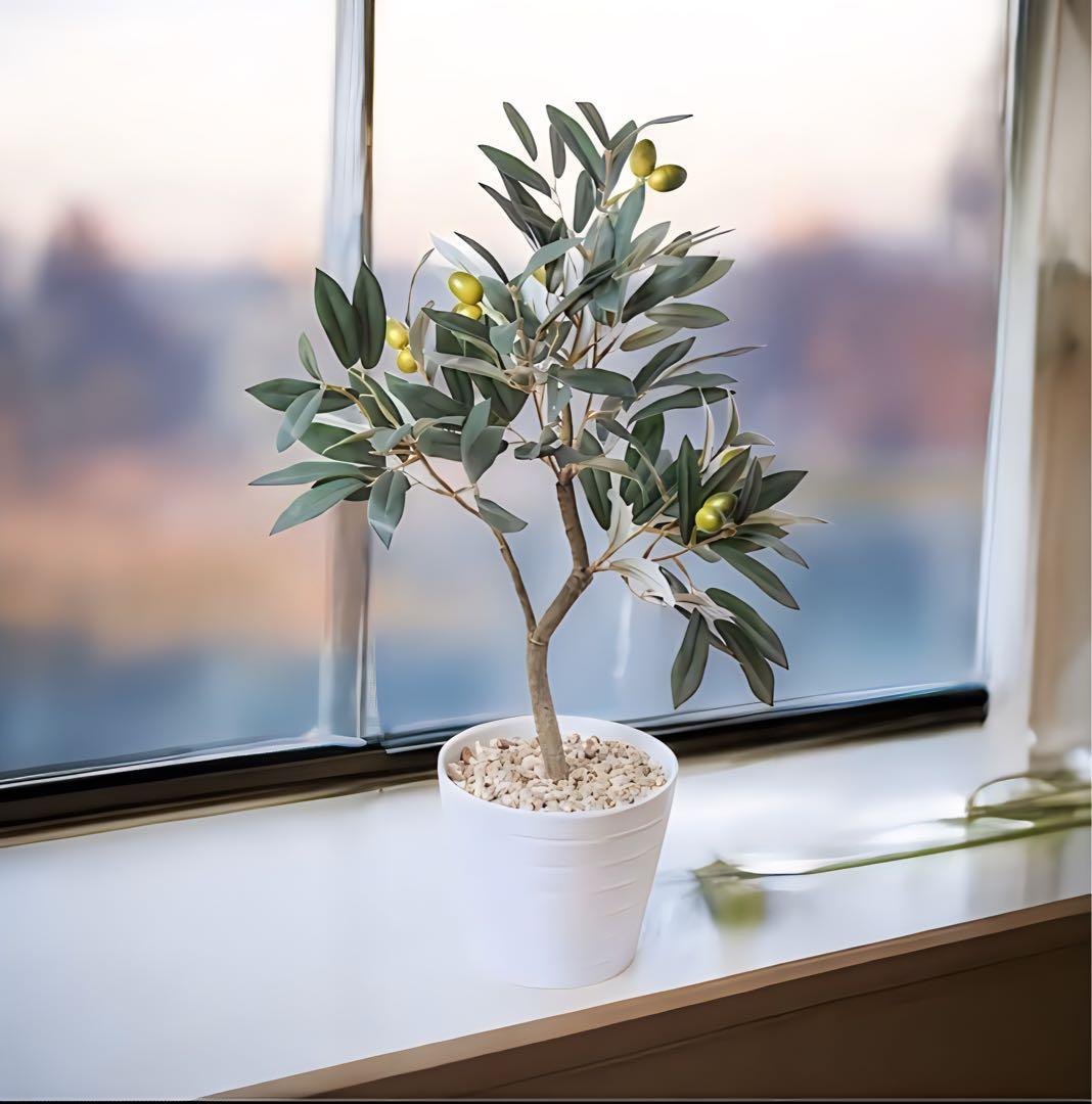 光触媒　人工観葉植物　ウォールグリーン　フェイクグリーン　オリーブ57