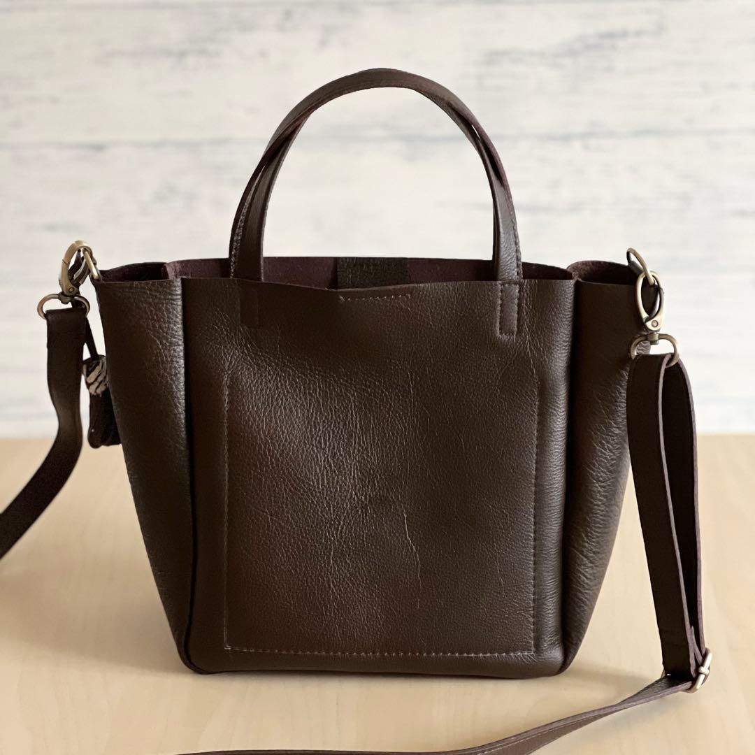 bellyの森様　オーダー用　トート型本革ショルダーバッグ