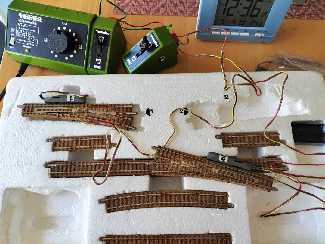 【ジャンク】Nゲージ TOMIX レールセットABCD ＋ パワーユニット他