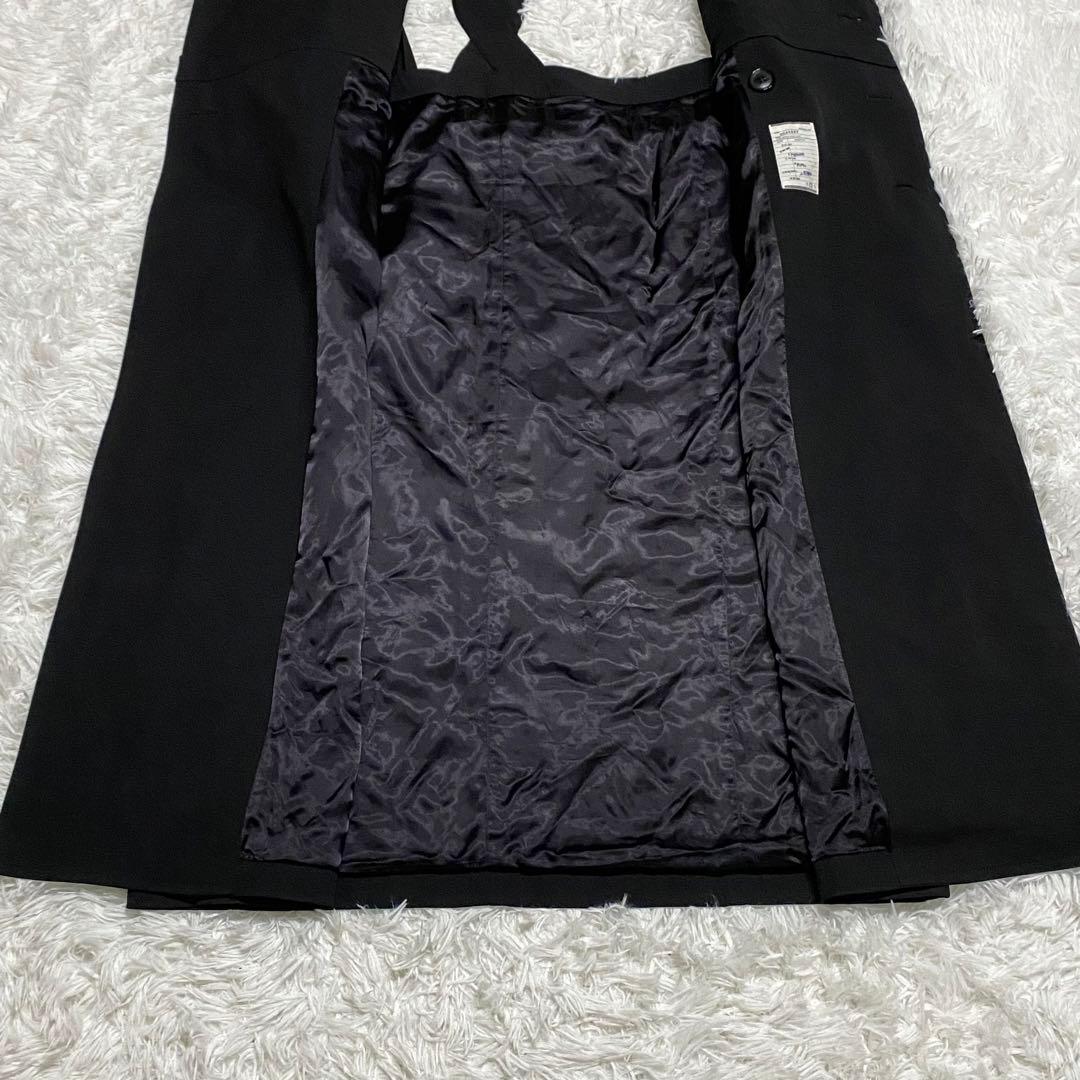 【良品】SHAREEF・シャリーフ・オーバーエプロン・黒・2サイズ