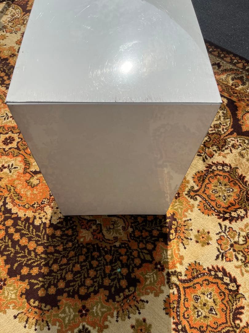 レトロポップ 収納ケース インテリア 当時物 昭和レトロ オレンジ 3段ケース