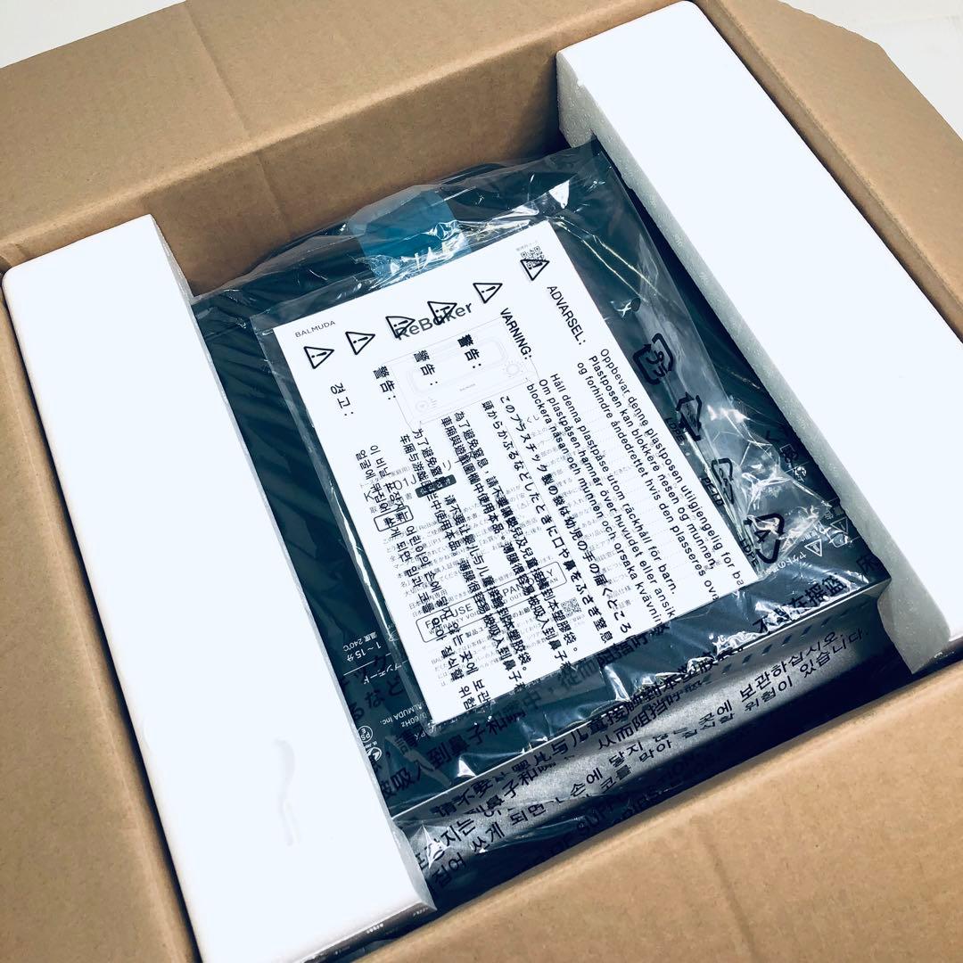 BALMUDA ReBaker　バルミューダ　リベイカー　KTT01JP-BK