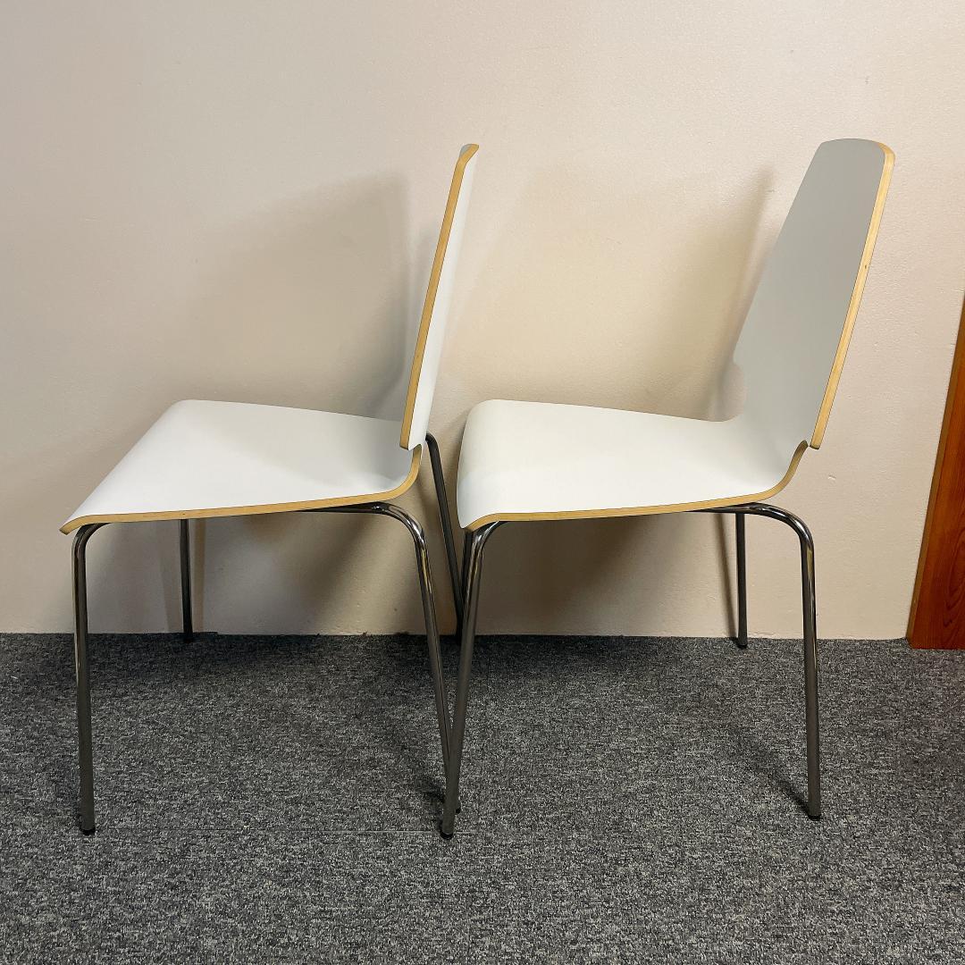 4脚セット 廃盤　希少　IKEA　ダイニングチェアー　VILMAR　ホワイト