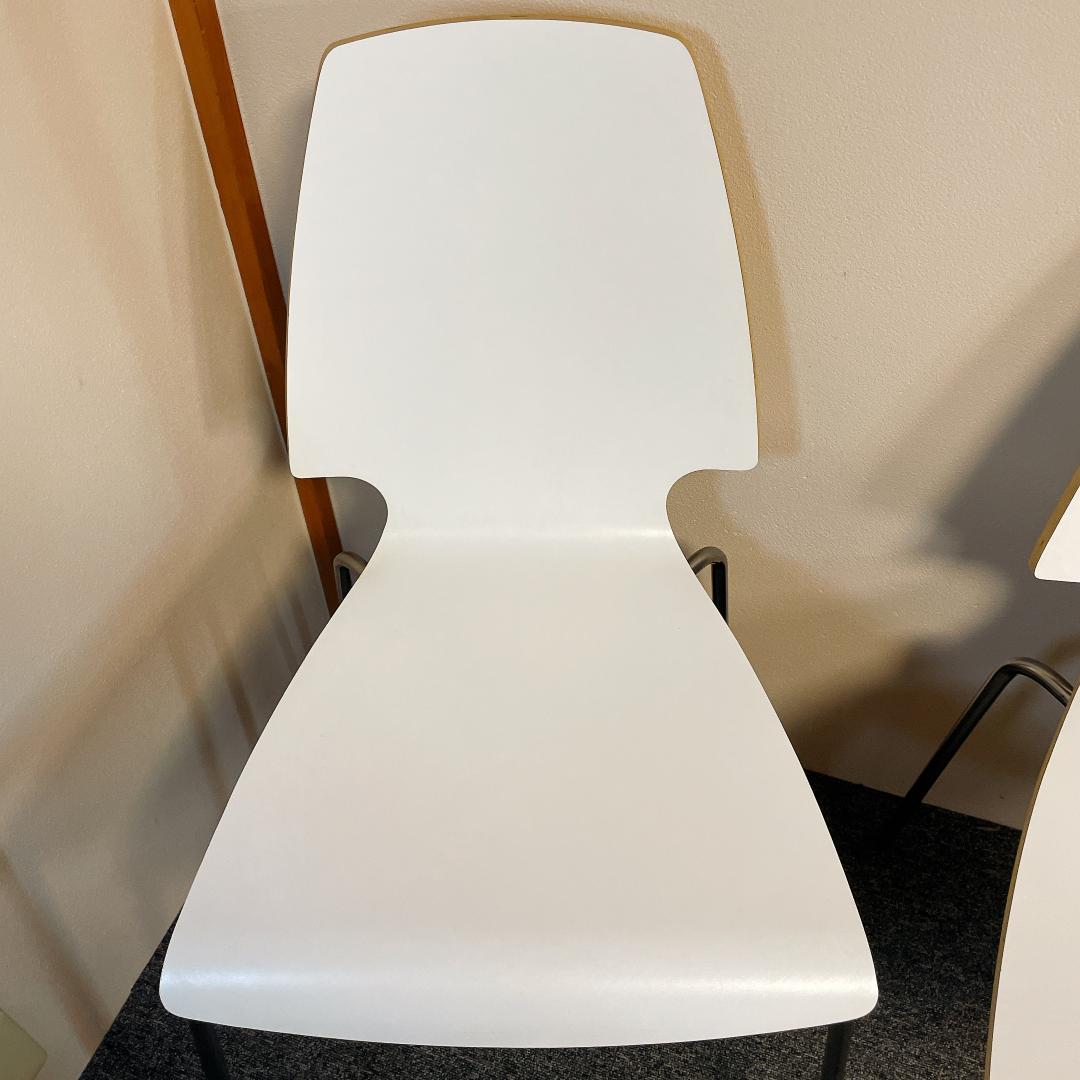 4脚セット 廃盤　希少　IKEA　ダイニングチェアー　VILMAR　ホワイト