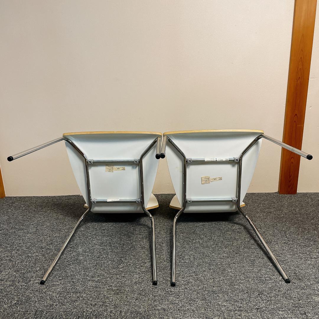 4脚セット 廃盤　希少　IKEA　ダイニングチェアー　VILMAR　ホワイト