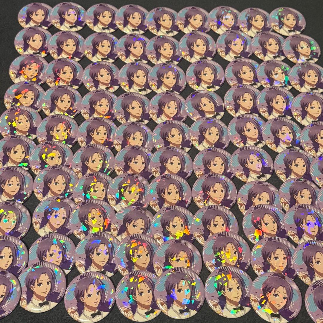 ブルーロック御影玲王 ツリービレッジ ホログラム缶バッジ90個