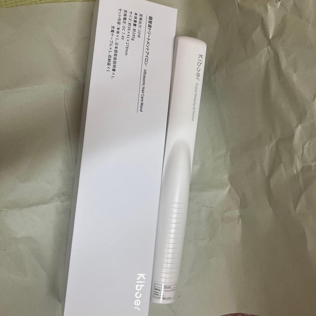 Kiber ヘアアイロン ホワイト